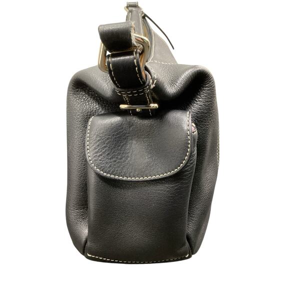 Dooney &Bourke Purse Women’s One Size Pebbled Leather One Handle Zipper Black - Picture 5 of 13